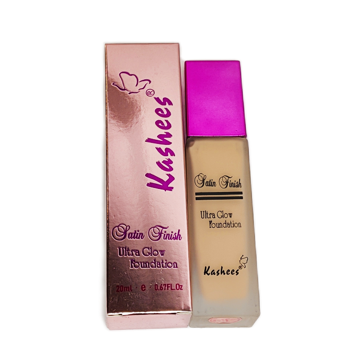 ✨ Kashees Ultra Glow Satin Finish Foundation – Flawless Glow, Featherlight Feel