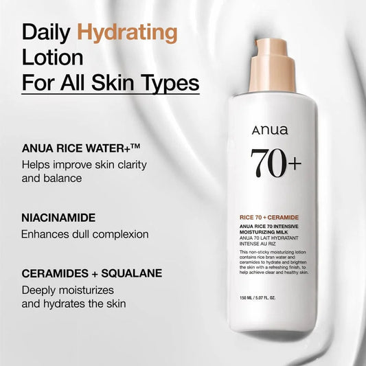 ANUA RICH 70 INTENSIVE MOISTURIZING MILK