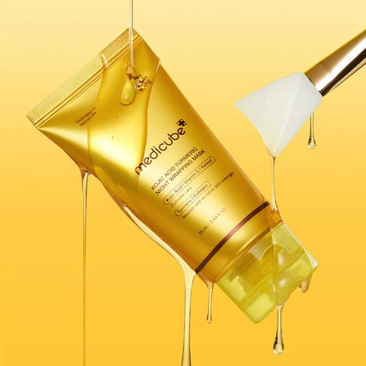 medicube KOJIC ACID TURMERIC GOLD WRAPPING MASK